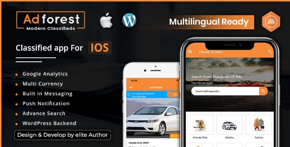 AdForest v3.5.6 – 分类原生IOS App插图