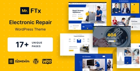 MrFix v1.3 – WordPress 家电维修服务主题插图