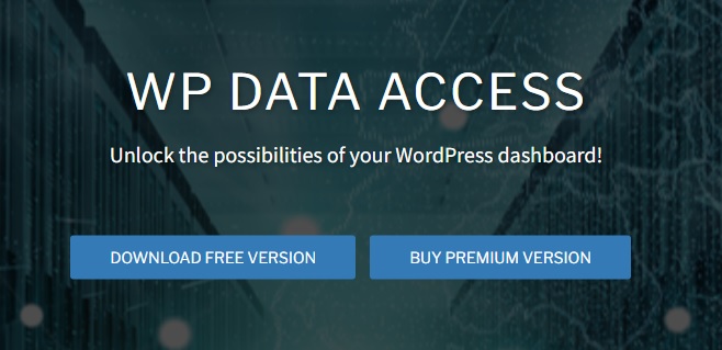 WP Data Access Premium v5.2.11(已汉化80%) – WordPress 仪表板和数据小工具