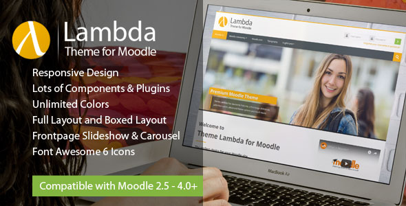 Lambda v1.98.39 – 响应式 Moodle 主题