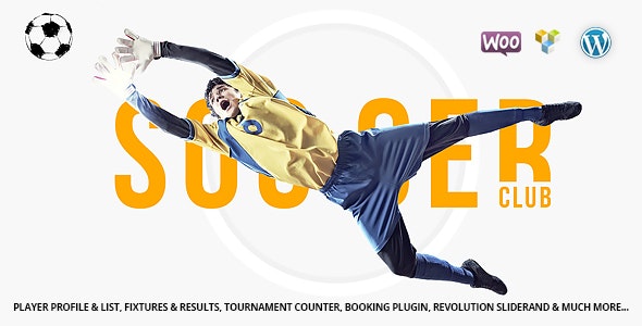 Soccer Club v1.3.8 – WordPress 足球队主题插图