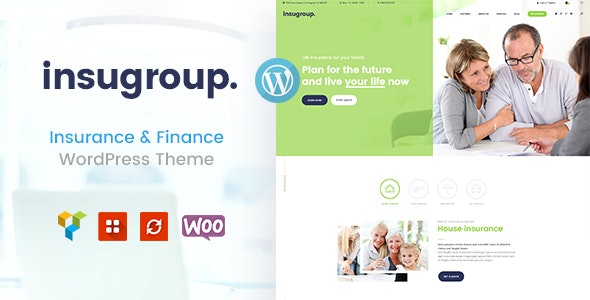 Insugroup v1.0.11 – WordPress 保险和金融主题插图