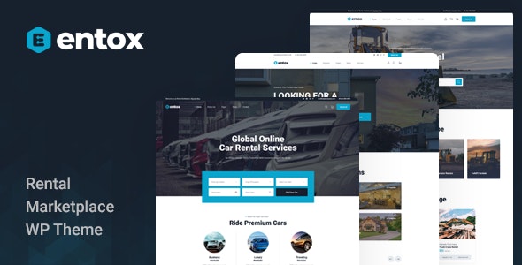 Entox v1.0.9 – WordPress 租赁市场主题插图