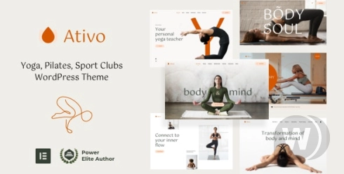 Ativo v12.2 – WordPress 普拉提瑜伽主题插图