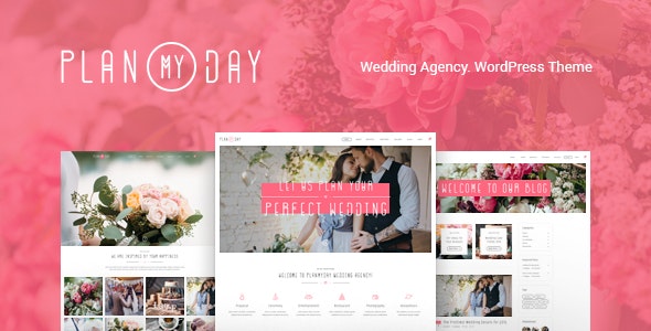 Plan My Day v1.1.9 – WordPress 活动策划、婚庆公司主题插图