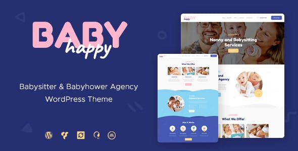 Happy Baby v1.2.7 – WordPress 保姆服务主题插图