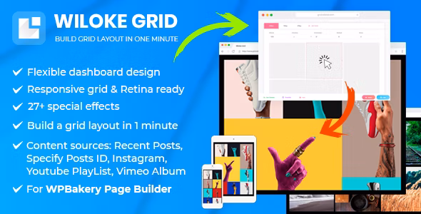 Wiloke Grid v1.0.1（已汉化） – 用于 WPBakery 页面构建器（Visual Composer）插图