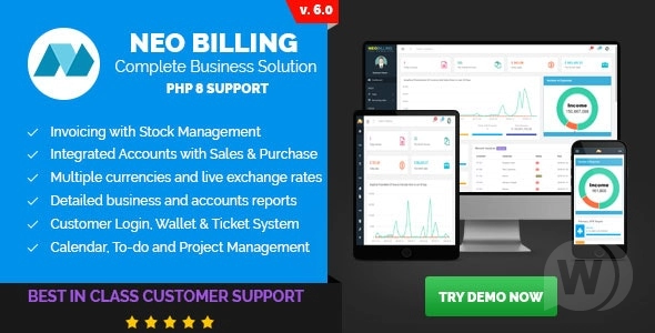 Neo Billing v8.0（已汉化） – CRM 系统插图