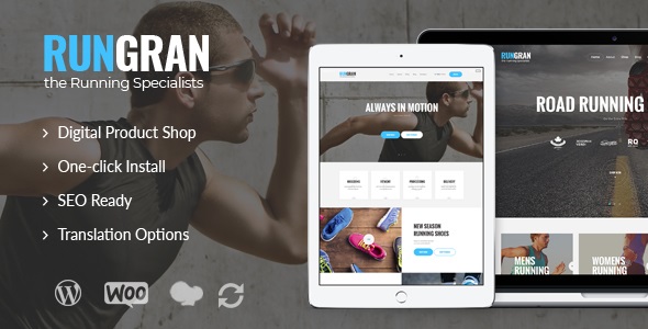Run Gran v1.1.4 – Sports Apparel & Gear Store WordPress Theme插图