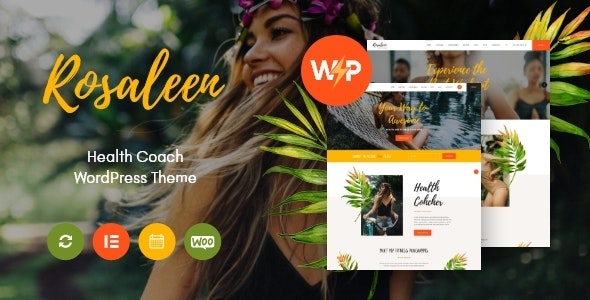 Rosaleen v1.0.7 – WordPress  健康教练、演讲者主题插图