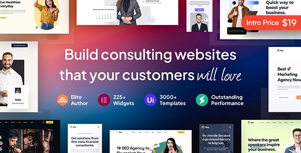 Rise v4.1.0- WordPress 商业和咨询主题插图