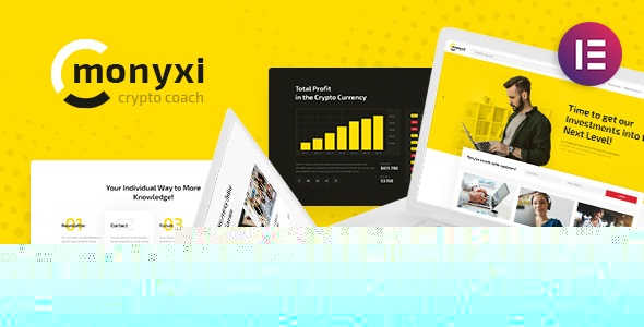 Monyxi v1.1.7 – Cryptocurrency Trading Business Coach WordPress 主题插图