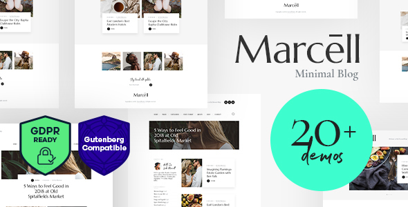 Marcell v1.2.5 – 个人博客和杂志 WordPress 主题插图