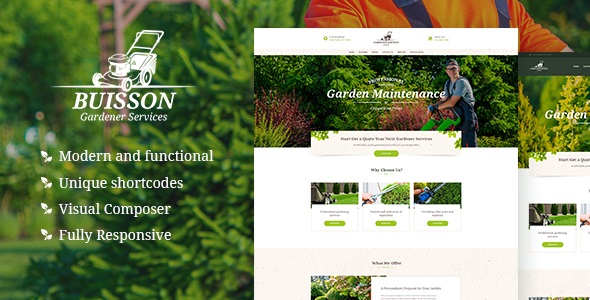 Buisson v1.1.9 – WordPress园艺主题插图