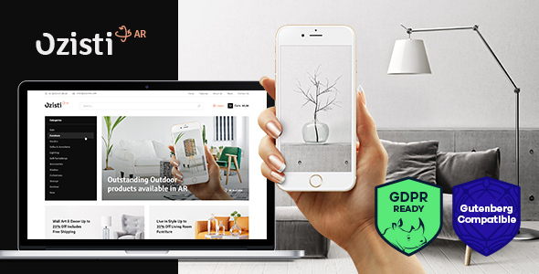 Ozisti v1.1.8 – 增强现实 WooCommerce 主题插图