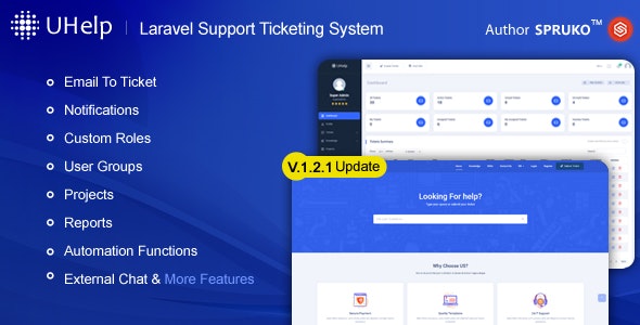 Uhelp v3.1.2 – 帮助台支持票务系统插图