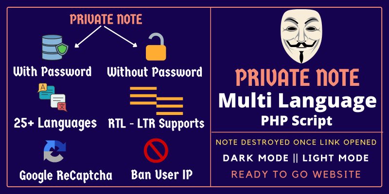 Privy – 私人笔记多语言 PHP源码插图