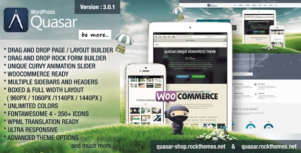 Quasar v4.7 – 带有 Animation Builder的最佳 WordPress 主题插图