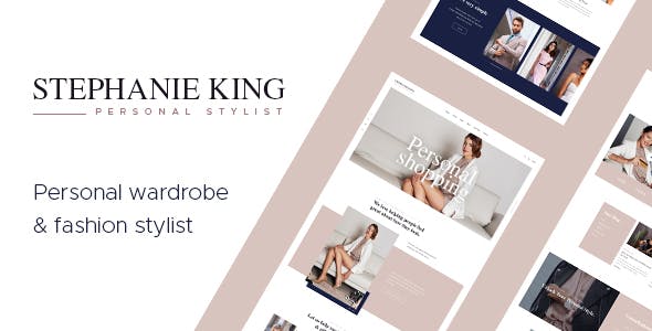 S.King v1.3.3 – 个人造型师和时尚博主 WordPress 主题插图