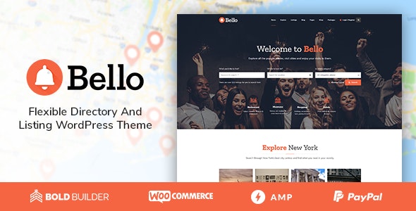 Bello v1.6.9 – 目录和列表 WordPress 主题插图