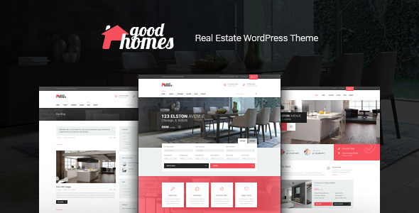 Good Homes v1.3.6 – 当代房地产 WordPress 主题插图