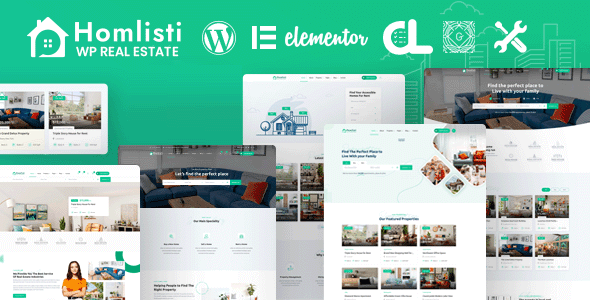 Homlisti v1.9.4 – WordPress 房地产主题插图