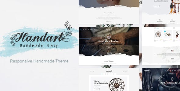 Handart v1.0.7 – WooCommerce WordPress 的手工制作主题插图