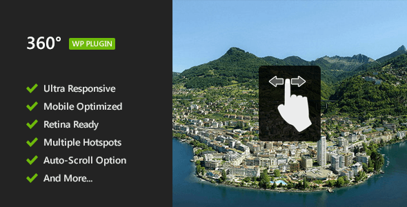 360° Panoramic Image Viewer v3.1 – 响应式WordPress插件插图