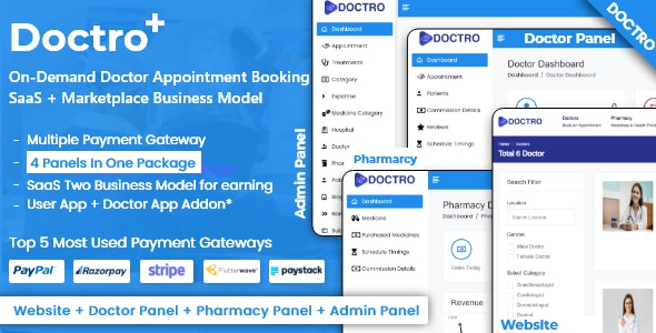 On-Demand Doctor Appointment Booking SaaS Marketplace Business Model v8.1.0 – 按需医生预约插图
