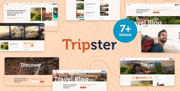 Tripster v1.0.7 – 旅行和生活方式 WordPress 博客插图