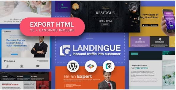 Landingue v3.2.1 – WordPress 站点的登陆和单页生成器插件插图