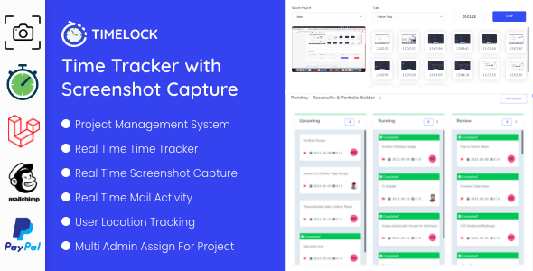 Timelock v1.5 – 带有屏幕截图的项目管理系统插图