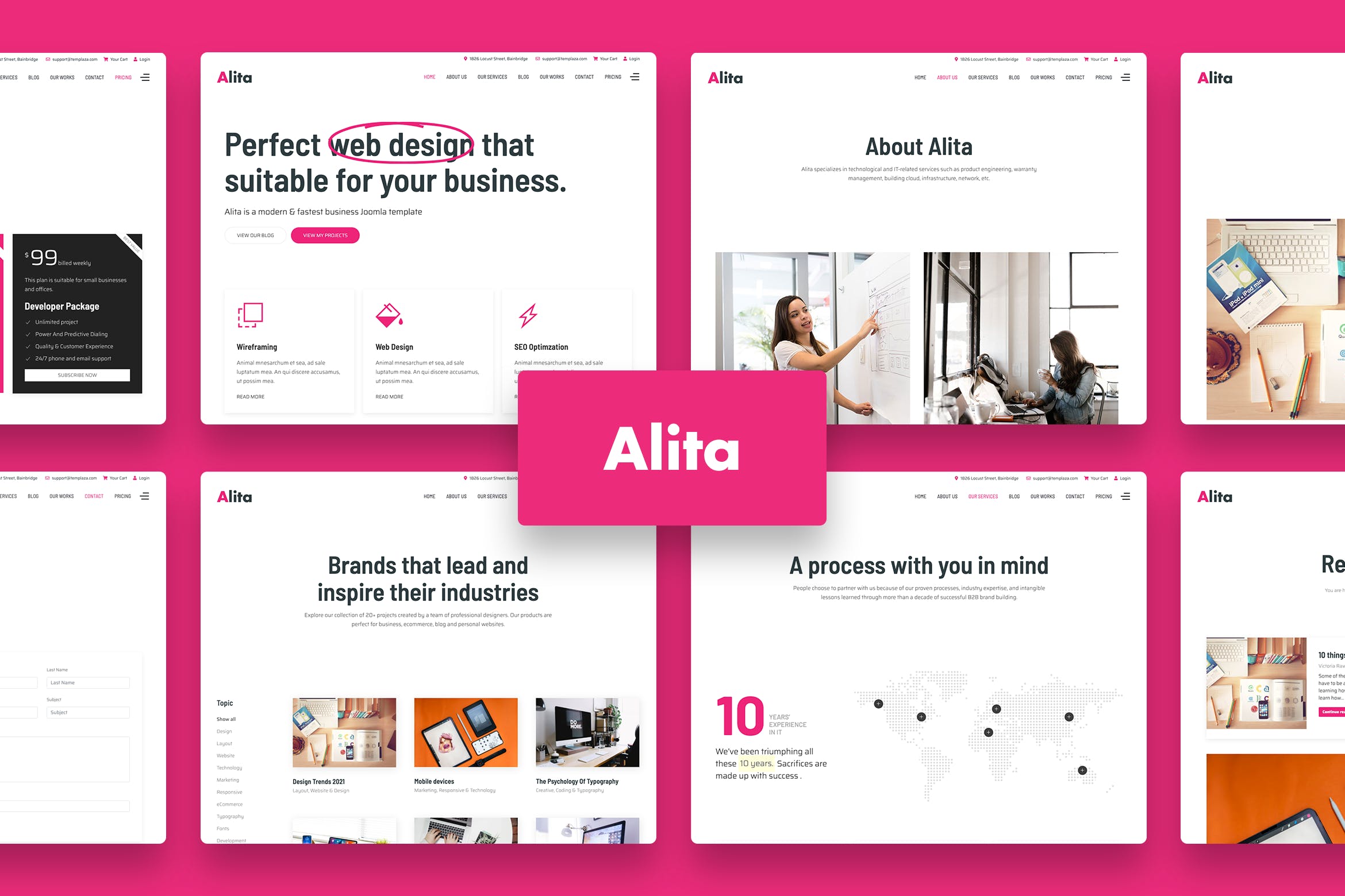 Alita v1.0.2 – Web Studio Joomla 模板插图