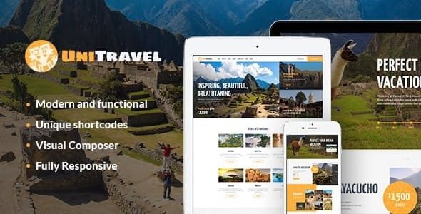 UniTravel v1.2.6 – Travel Agency & Tourism Bureau WordPress Theme插图