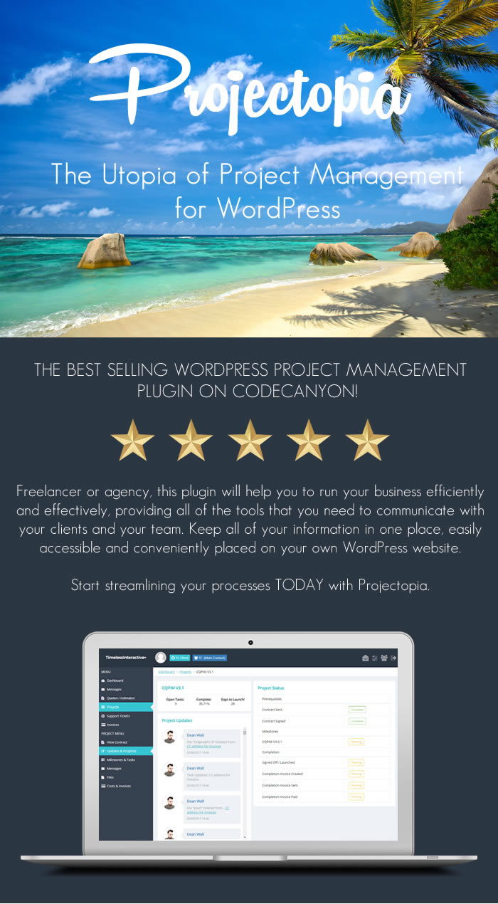 Projectopia WP Project Management v4.3.13插图(1)