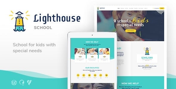 Lighthouse v1.2.5 – WordPress 残疾儿童学校主题插图