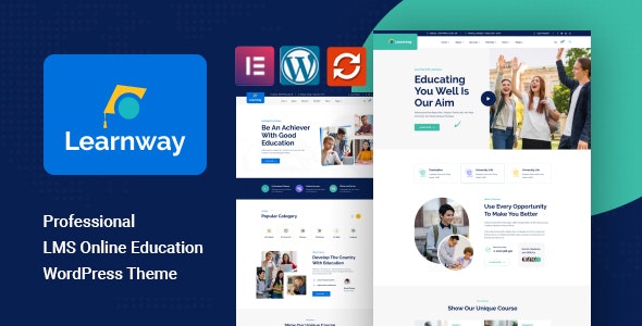 Learnway v1.0 – 专业LMS在线教育课程WordPress主题插图