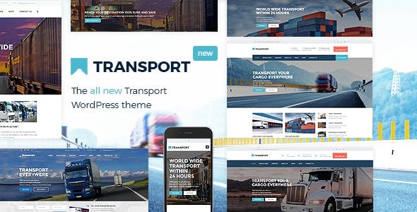 Transport v3.2.1 – WP运输和物流主题插图