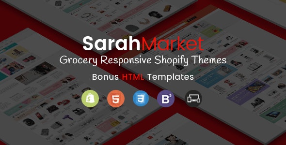SarahMarket v2.0.0 – 分段响应式超市 Shopify 主题插图