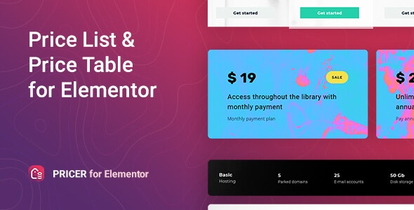 Pricer v1.0.6 – Price List for Elementor插图