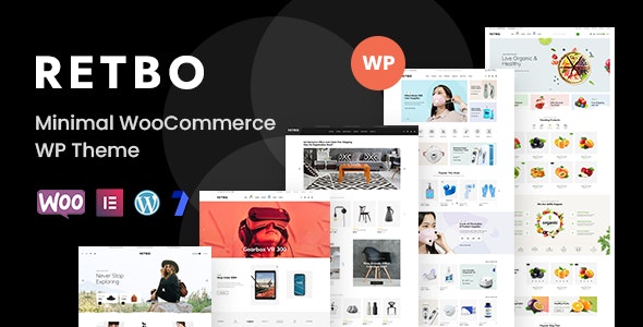 Retbo v1.2.6 – 最小的 WooCommerce WordPress 主题插图