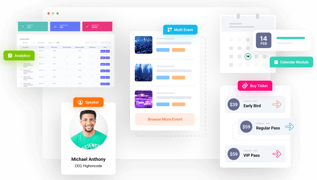 WP Eventin Pro v4.0.29 – 多合一事件管理解决方案