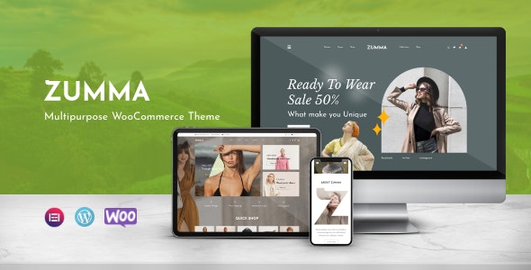 Zumma v1.0.2 – 多用途 WooCommerce 主题插图