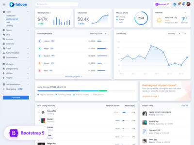 Front v2.1.1 – Admin & Dashboard Template插图