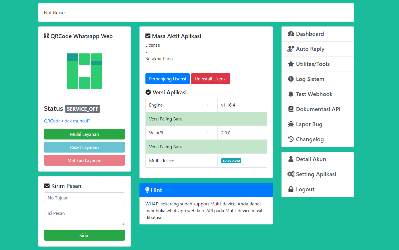 Whatsapp API Gateway (WHAPI) v3.1.2插图