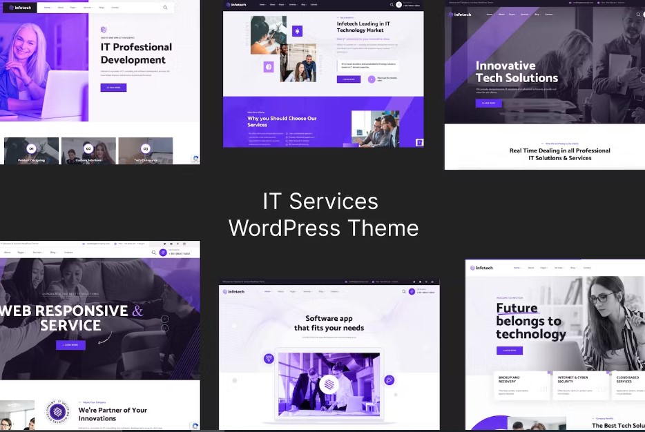 Infetech v1.0.8 – IT Services WordPress Theme插图