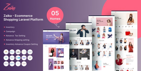 Zaika eCommerce CMS v2.1.0（已汉化）  – Laravel 电子商务购物平台插图