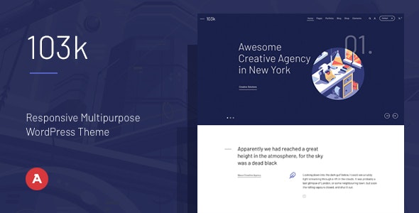 Hundred & Three v1.4 – WordPress 响应式多用途主题插图