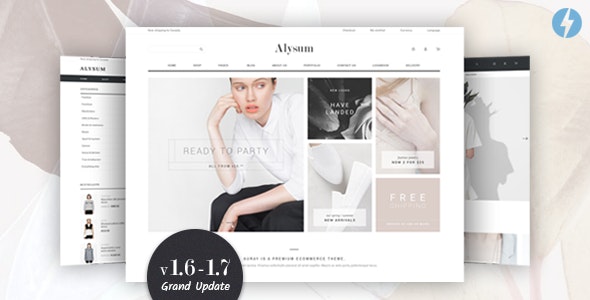 Alysum v8.2.0 – 高级 Prestashop AMP 主题插图