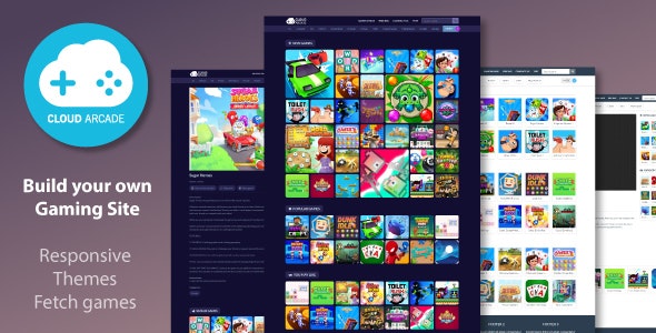 CloudArcade v1.9.0  – Web 游戏门户网站源码插图